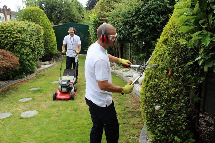 Ace Gardening Services team at work