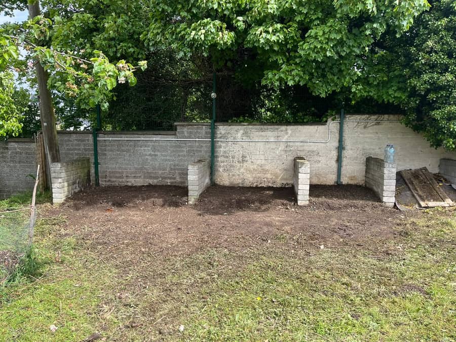 Garden bed preparation